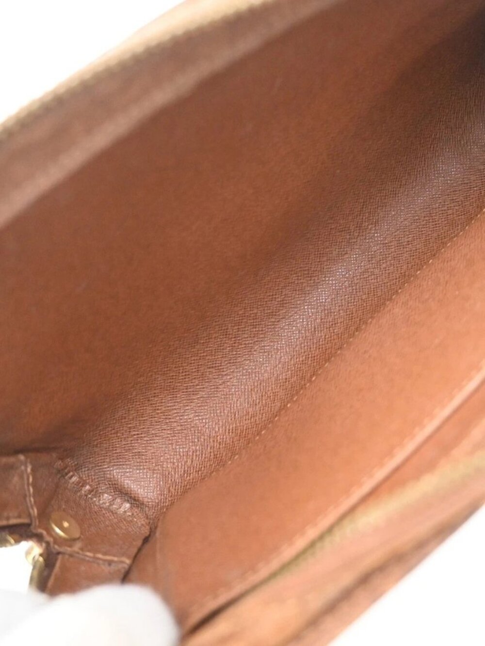 LOUIS VUITTON Orsay Clutch Hand Bag Monogram Leather Brown France - Picture 13 of 16